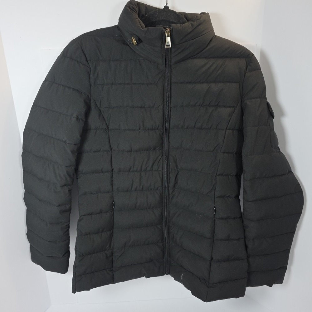 Polo Ralph Lauren Black Puffer Jacket Packable Jacket Size S Stretch Short